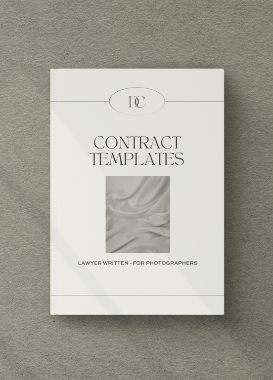 3 New Contract Templates For Photographers