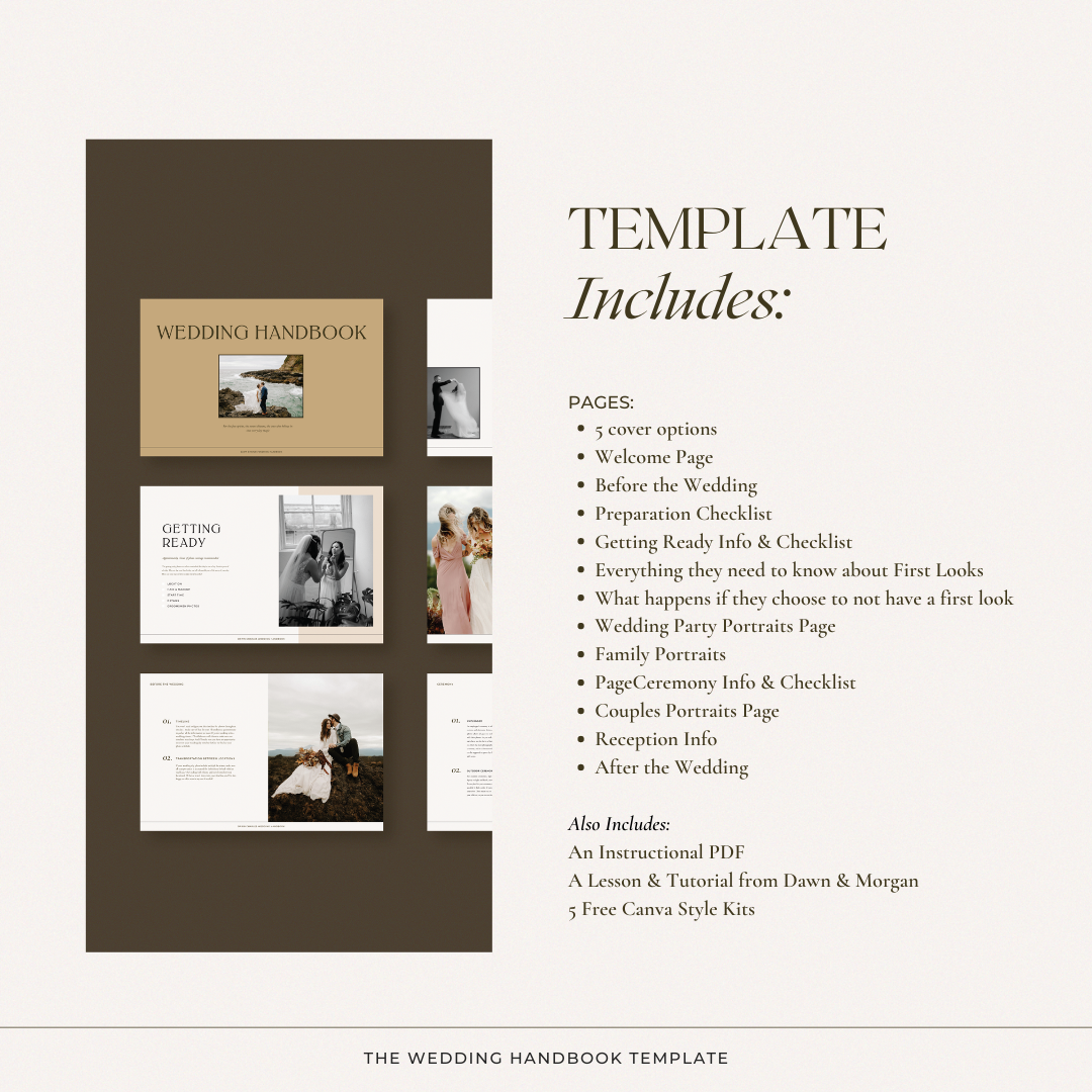 Wedding Handbook Template